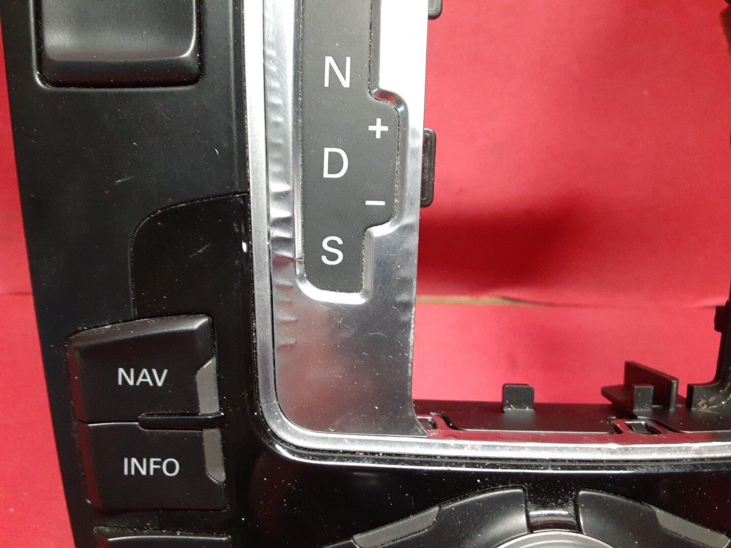 2009 Audi A4 Quattro Gear Shift Audio Nav Control Assembly w/ Knob *READ*