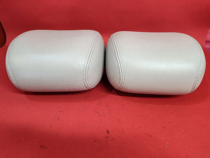 2003-2007 Chevrolet Chevy Cadillac GMC FRONT Headrest Set Leather Beige