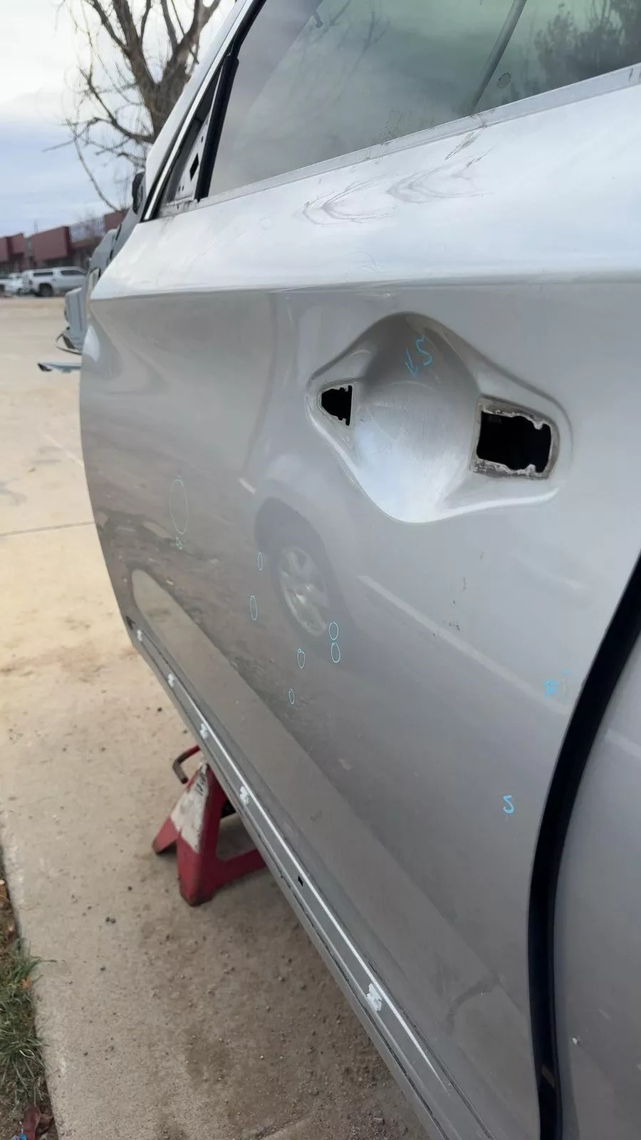2013 Infiniti JX35 Front Left Driver Door K23 Brilliant Silver - Used Grade B