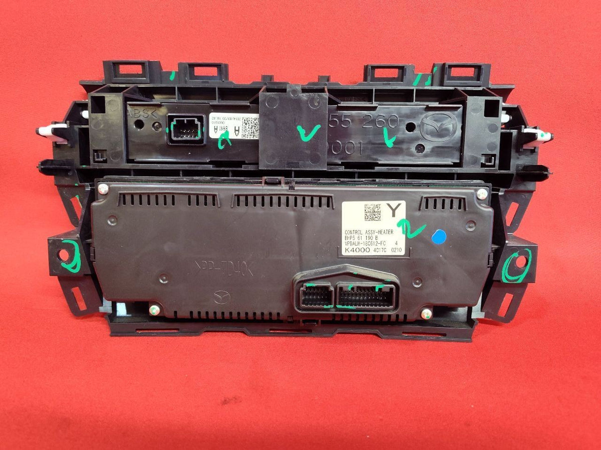 2014-2016 Mazda 3 Japan Built HVAC Temp Control w/ Dual Zone + Auto