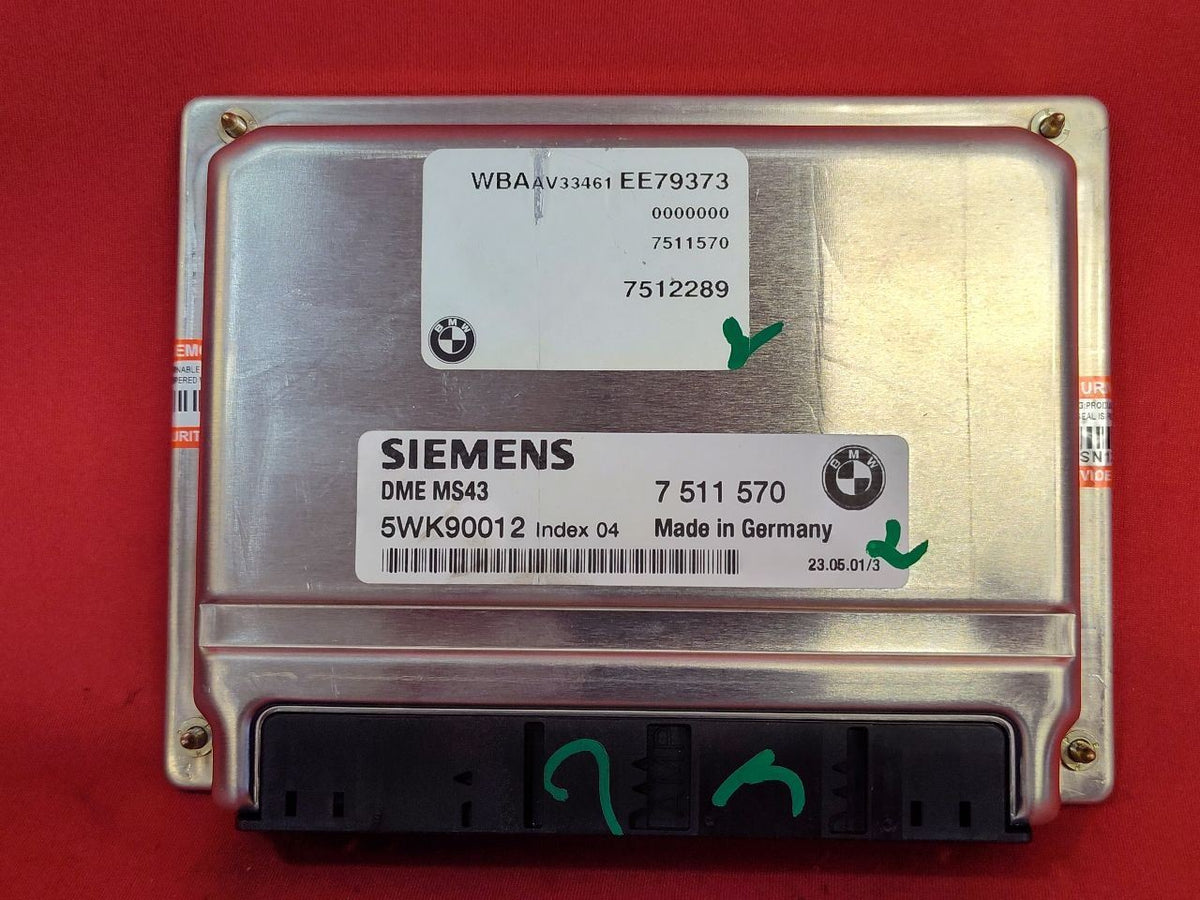 2001-2003 BMW 325xi 2.5L L6 Manual Transmission Engine Control Module ECM ECU