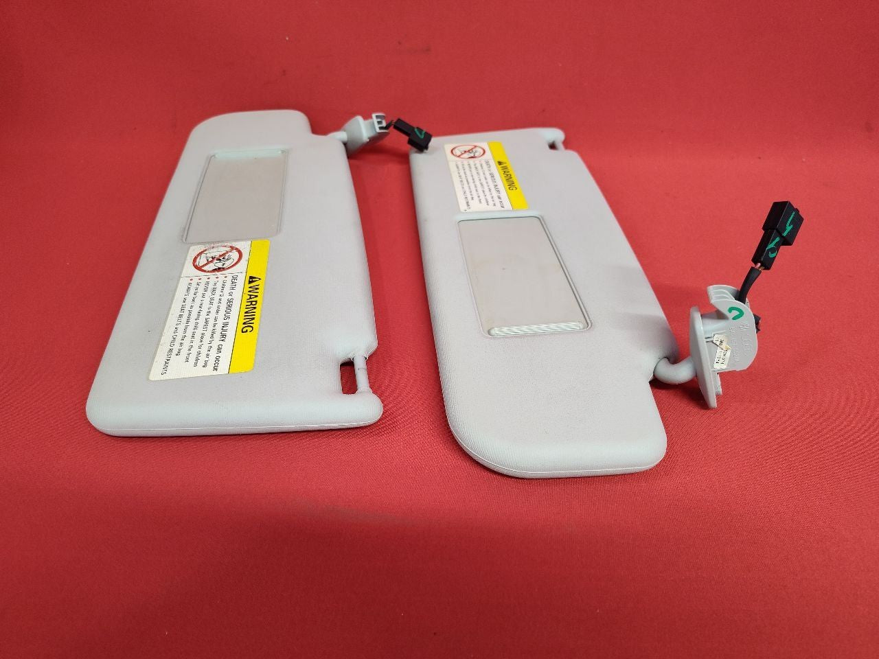 2000-2006 VW Volkswagen Passat Jetta Golf Sun Visor Shade SET Pearl Grey