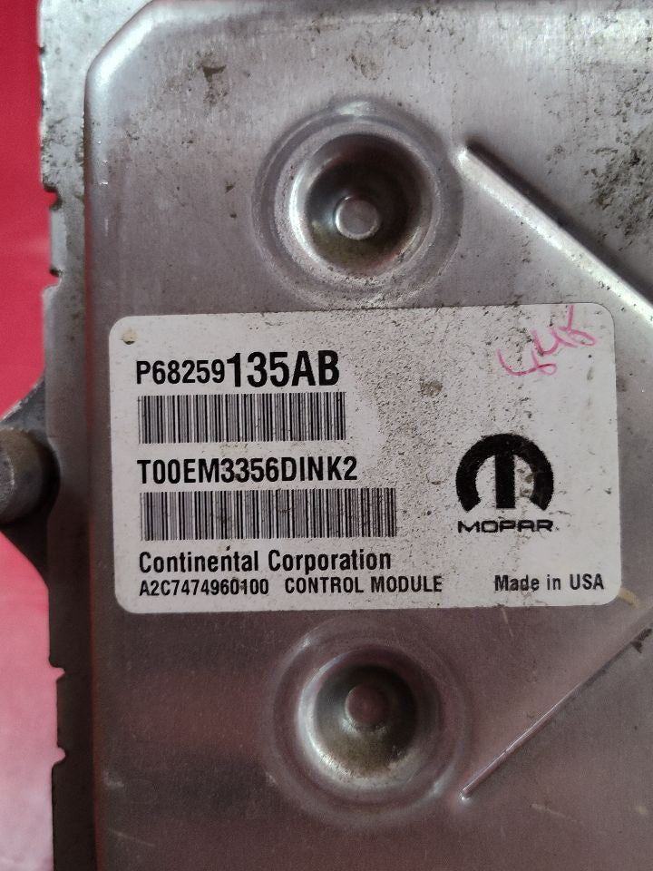 16-19 Dodge Journey 3.6L V6 AWD Engine Control Module Computer ECM ECU