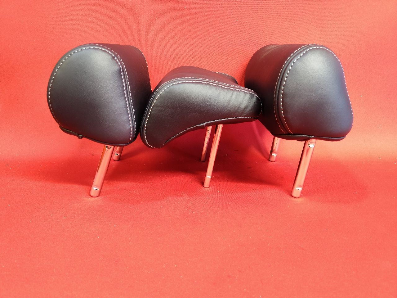 2011 Lexus IS250 IS350 REAR Left Right Center Headrest 3 Set Black Leather