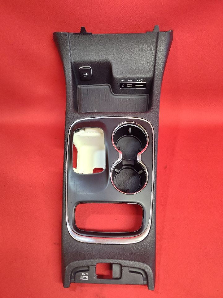 2016 2017 Dodge Durango Center Console Shifter Cup Holder Aux USB 12v Bezel Trim
