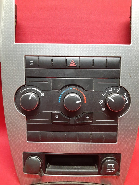 08 09 10 Mopar Jeep Grand Cherokee/Commander HVAC Climate Control W/ Dash Bezel