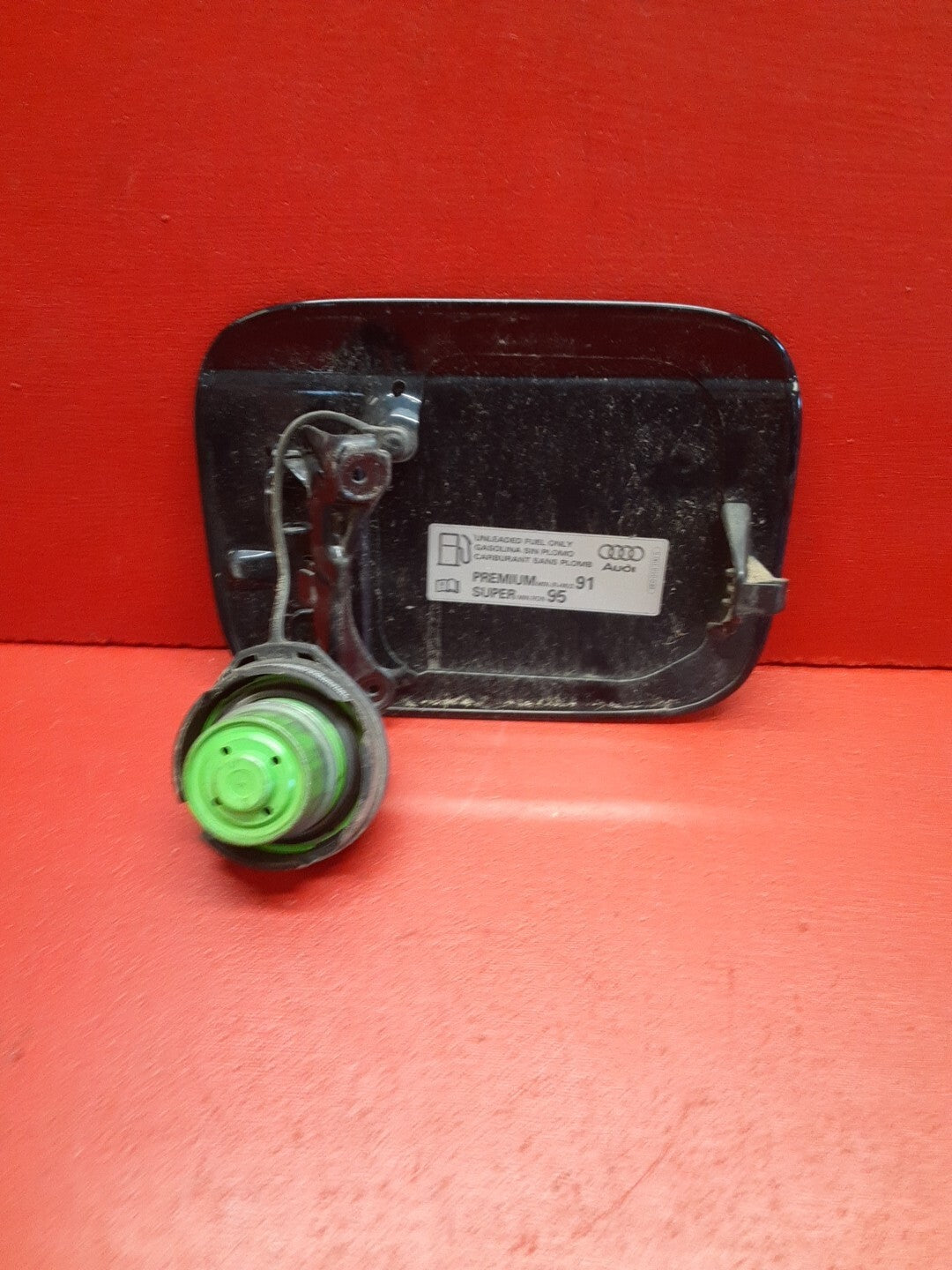 2005-2008 Audi A4 Quattro S4 RS4 BLUE Fuel Door W/ Cap OEM Label 8E0-809-905-E