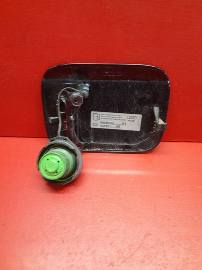 2005-2008 Audi A4 Quattro S4 RS4 BLUE Fuel Door W/ Cap OEM Label 8E0-809-905-E