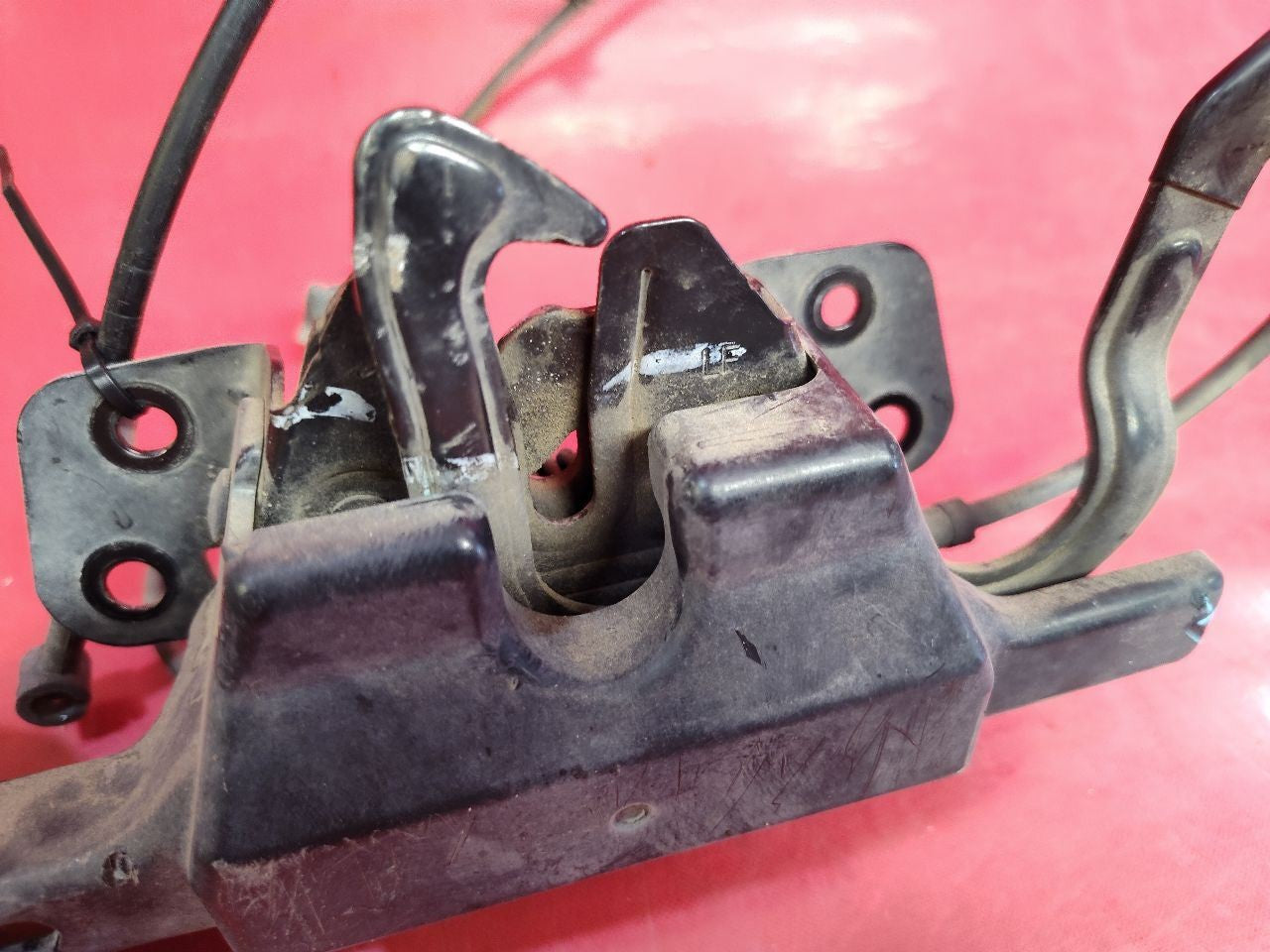 2015-2017 Hyundai Sonata Hood Latch Lock Actuator w/ Release Cable Set