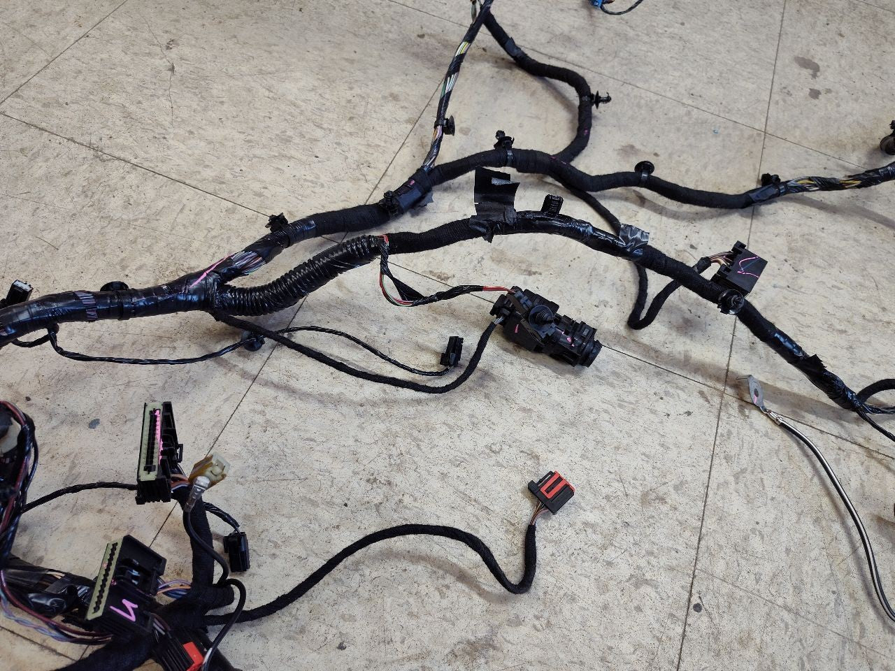 2013 Ford Focus ELECTRIC EV Instrument Panel Dash Wiring Harness w/ HID Lamps