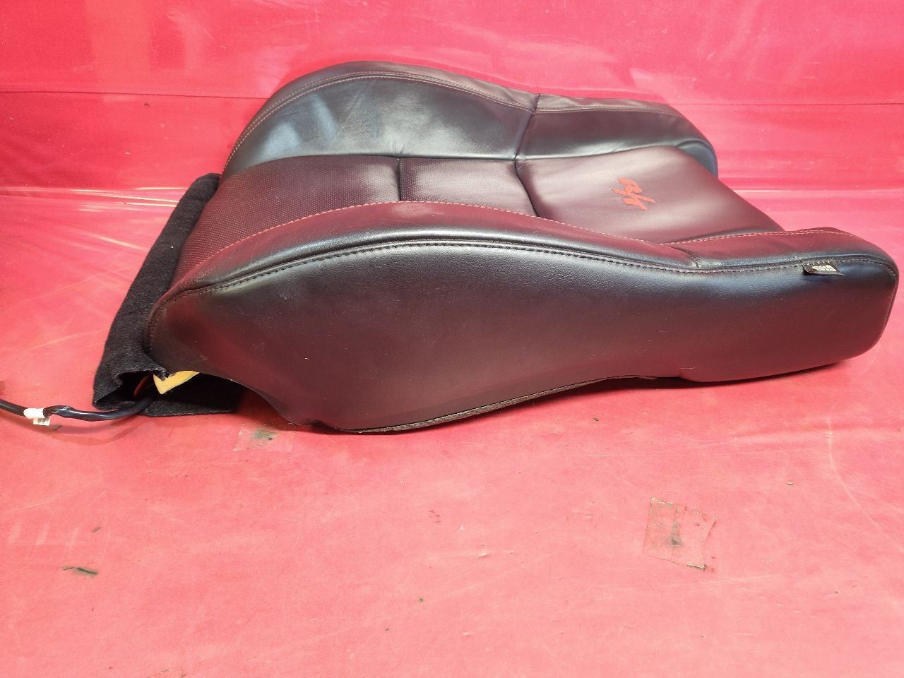 2014-2023 Durango 14-22 G. Cherokee LH DRIVER Upper Seat Cushion RED R/T Stitch
