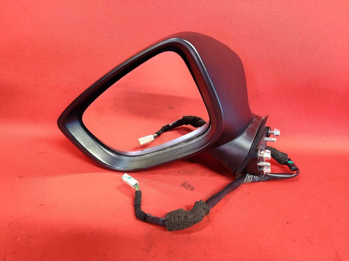 2014-2016 Mazda3 LEFT DRIVER Door Mirror Heated Blind Turn JAPAN 41V Soul Red