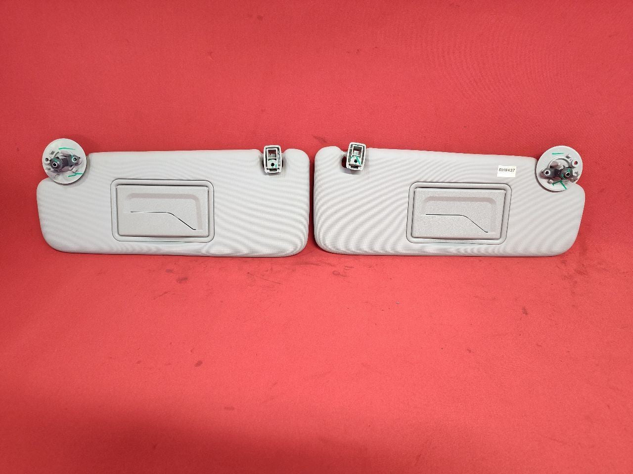 2013-2016 Chevy Spark + EV Sun Visor Shade Left Right Set Light Titanium Grey