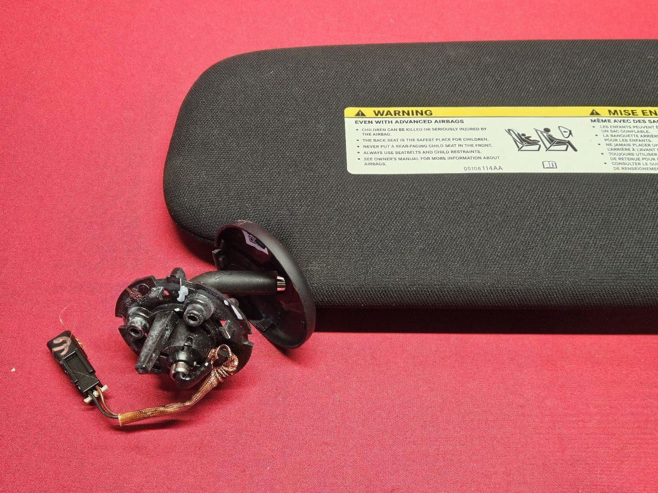 2014-2026 Durango / 14-22 Grand Cherokee Sun Visor Shade Set ILLUMINATED + Clips