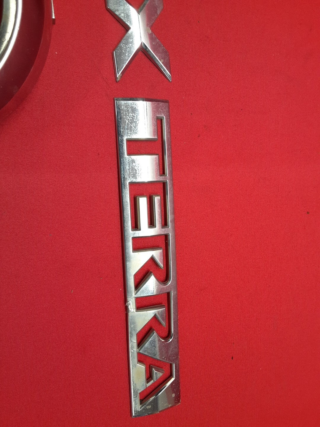 2005-2008 Nissan Xterra Badge Emblem Set Kit Chrome OEM