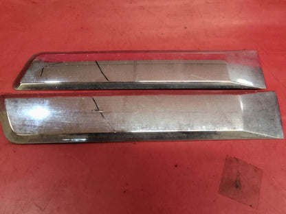 2008-2012 Jeep Liberty Exterior Door Panel Silver Chrome Trim Molding Strip Set