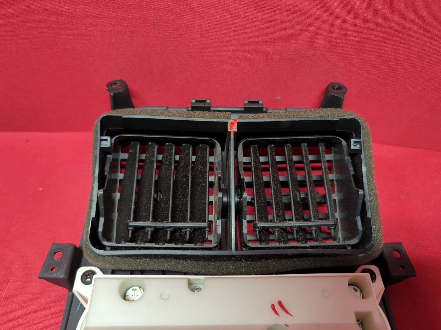 2001 - 2006 Acura MDX Center Console REAR Hvac Climate Air Vent Woodgrain Bezel