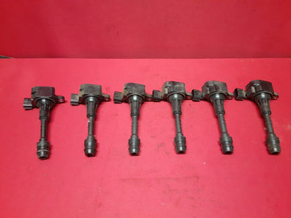 2002 - 2019 Nissan 2002 - 2004 Infiniti Ignition V6 Coil Set of 6 	 22448-8J11C