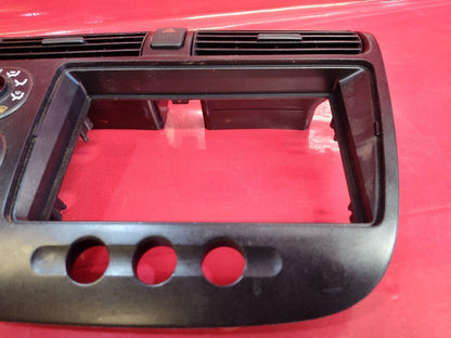 2001 2002 Honda Civic Coupe Radio Climate w/ A/C Air Vent Faceplate Bezel