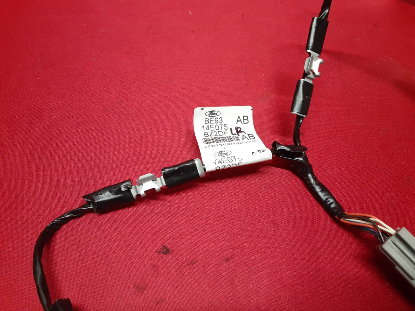 2010 - 2019 Lincoln MKT LEFT REAR THX Speaker Door Handle  AE9Z7421819BA PIGTAIL