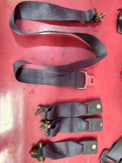 1994 1995 Toyota 4Runner Front / Rear Seat Belt Buckle FULL SET Color Charcoal