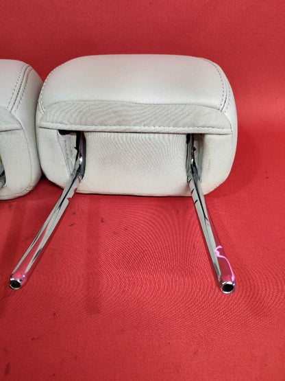 2013 2014 Ford Focus FRONT Left Right Seat Headrest Set Medium Stone LEATHER