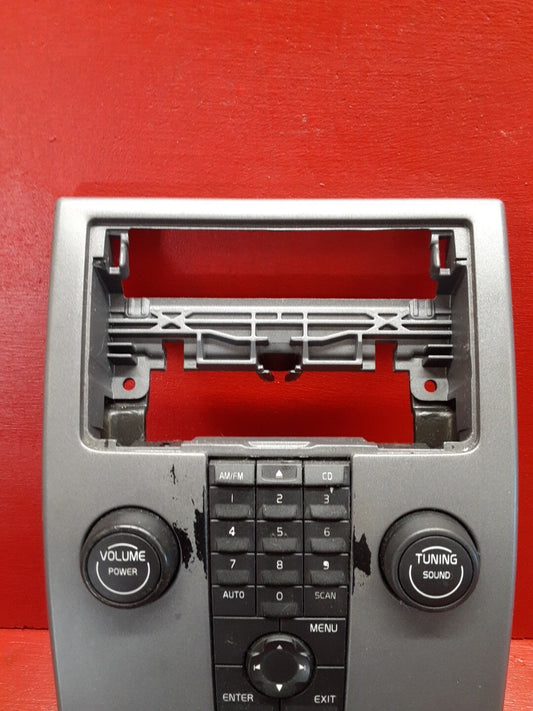 2004 Volvo S40 Center Console Dash Radio Climate Control Panel w/ Bezel 8623067
