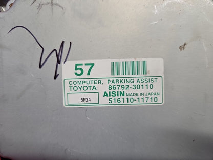 2006 Lexus GS300 GS430 Parking Camera Sonar Controller Module 86792-30110