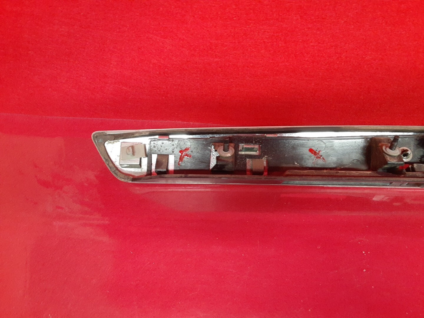 2013 Infiniti JX35 QX60 Rear Liftgate Trunk Lid Chrome Panel W/ Rear Camera OEM