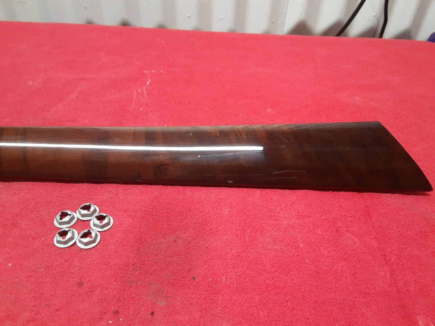2012 2013 2014 Mercedes C250 C300 C350 LEFT REAR Door Trim Molding Burr Walnut