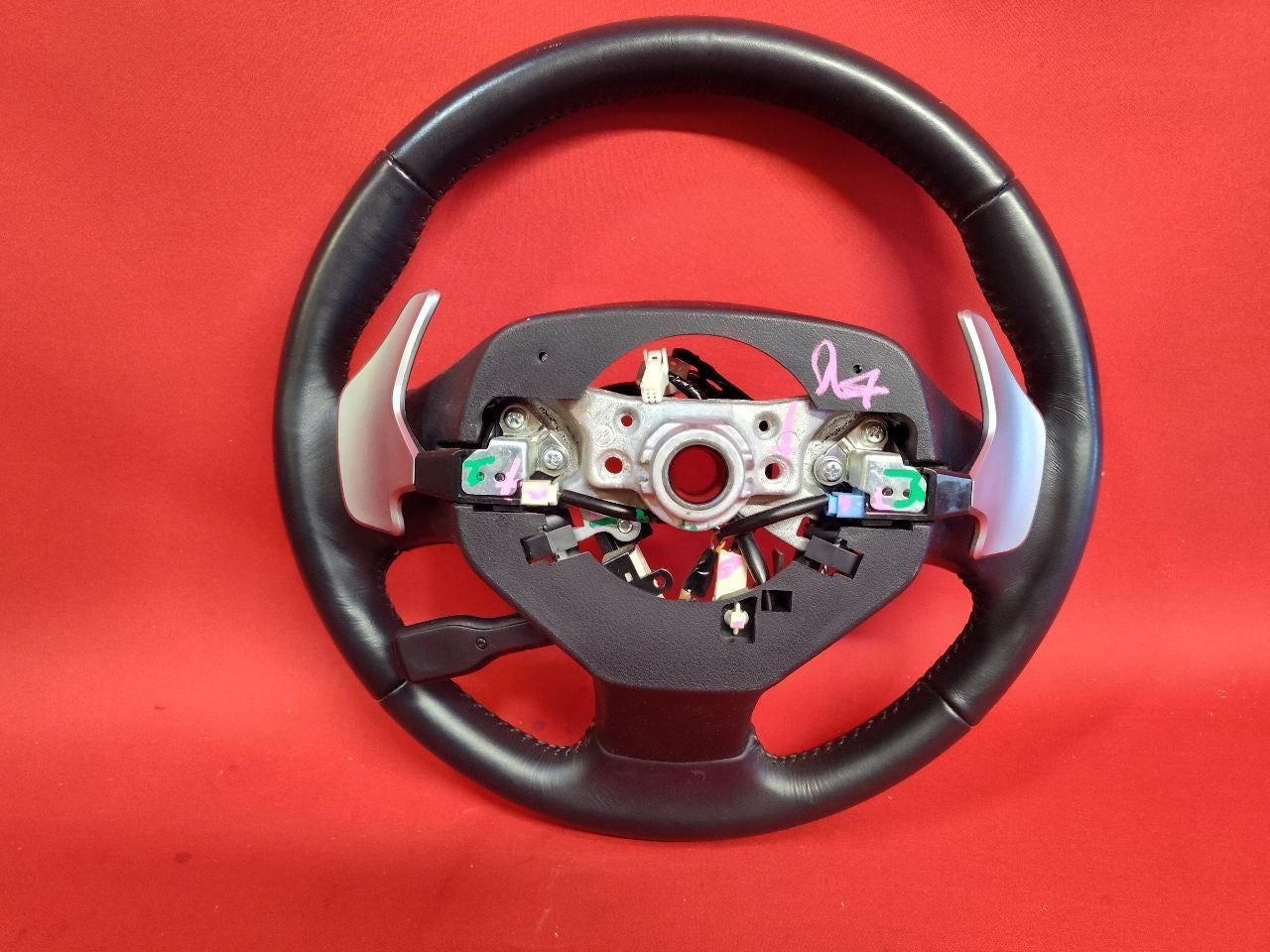 2011-2015 Lexus IS250 IS350 Steering Wheel Black Leather w/ Shifter Paddles