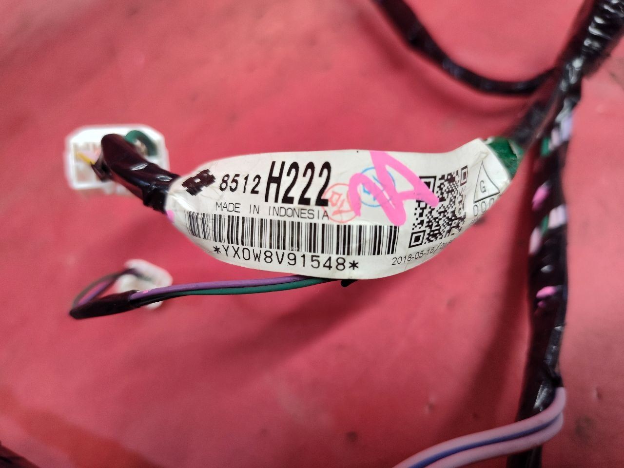 2018-2025 Mitsubishi Eclipse Cross FRONT RIGHT PASSENGER Door Wiring Harness