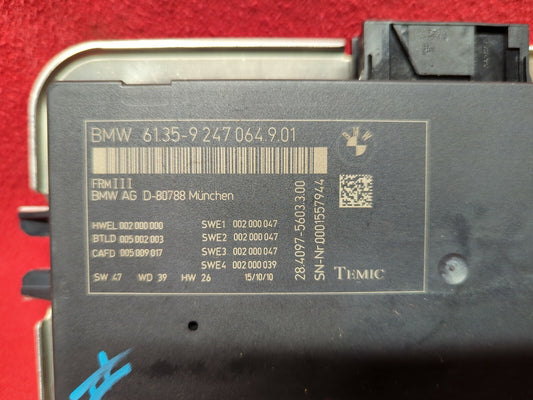 2009 - 2016 BMW F10 F02 Footwell Headlight / LCM Control Unit / Module