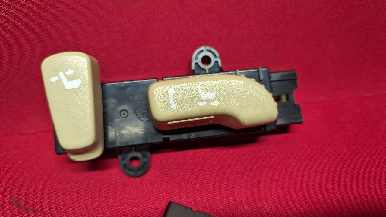 2011-2015 Infiniti QX56 QX80 Right Passenger Lumbar Seat Switch Set Beige