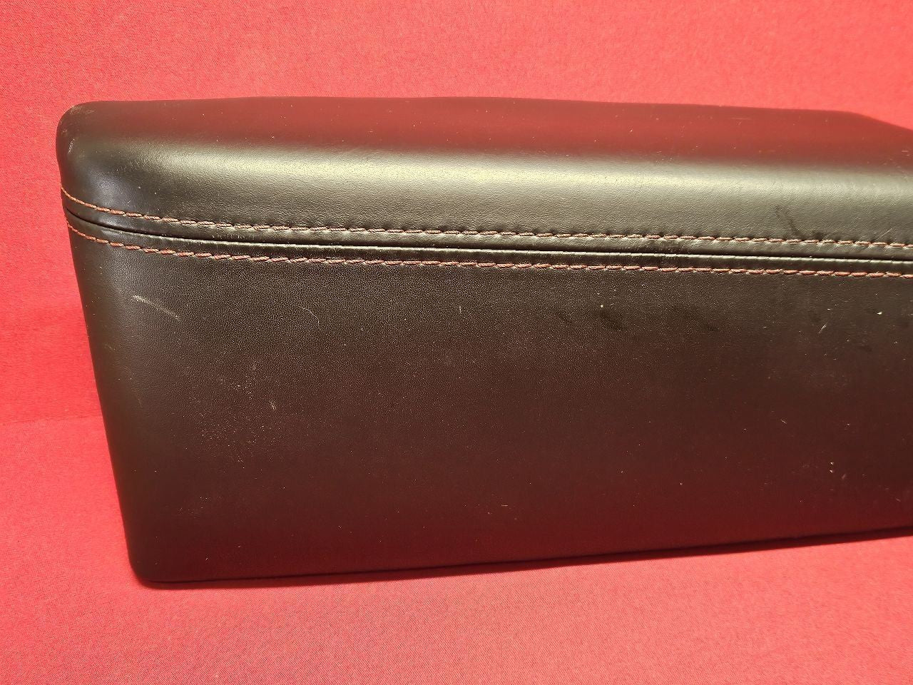 2015-2017 Dodge Durango R/T Left Driver FRONT Door Armrest Leather RED STITCH