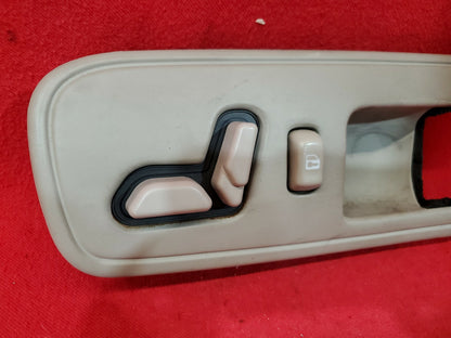 1997 1998 1999 Cadillac Deville RIGHT Seat Adjustment Tilt Switch Tan Bezel