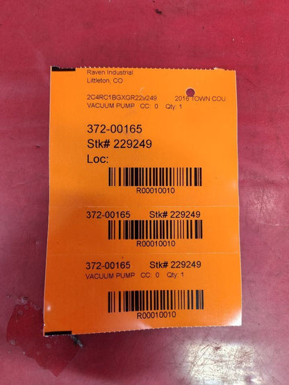 2011-2020 Chrysler Dodge Jeep 3.6L Brake Booster Vacuum Pump 4581541AC - 108k