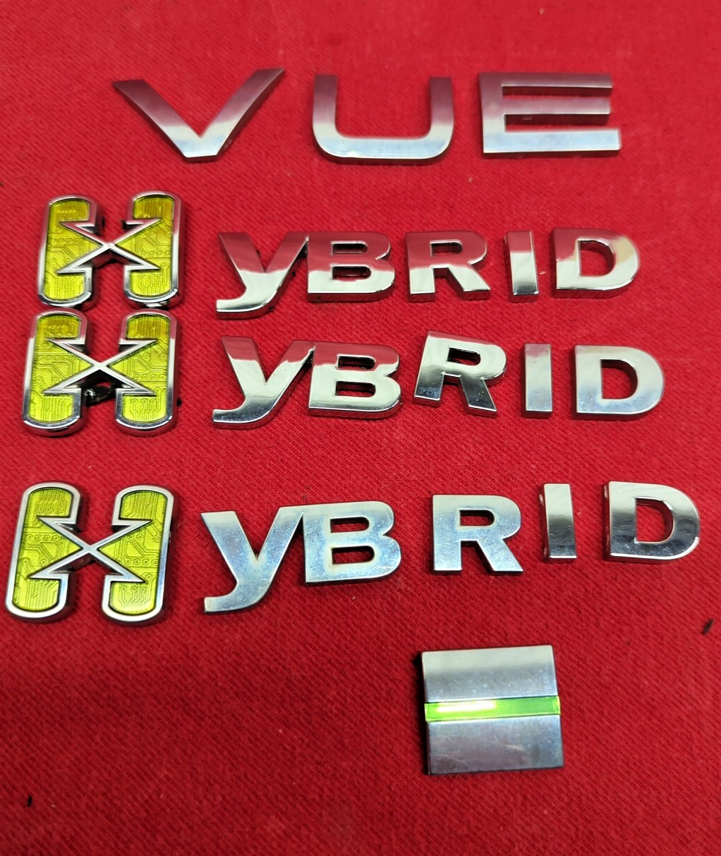 2007 2008 2009 2010 Saturn Vue HYBRID - Emblem Set  - 25798870