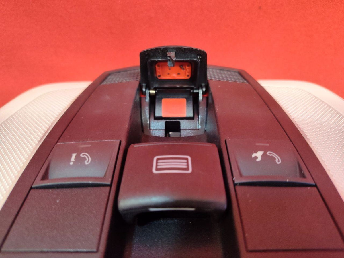 2008-2014 Mercedes C-Class Dome Map Light Console w/ NORMAL Sunroof Black