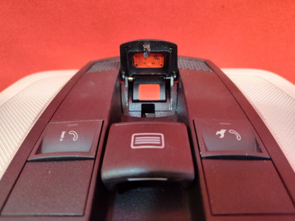 2008-2014 Mercedes C-Class Dome Map Light Console w/ NORMAL Sunroof Black