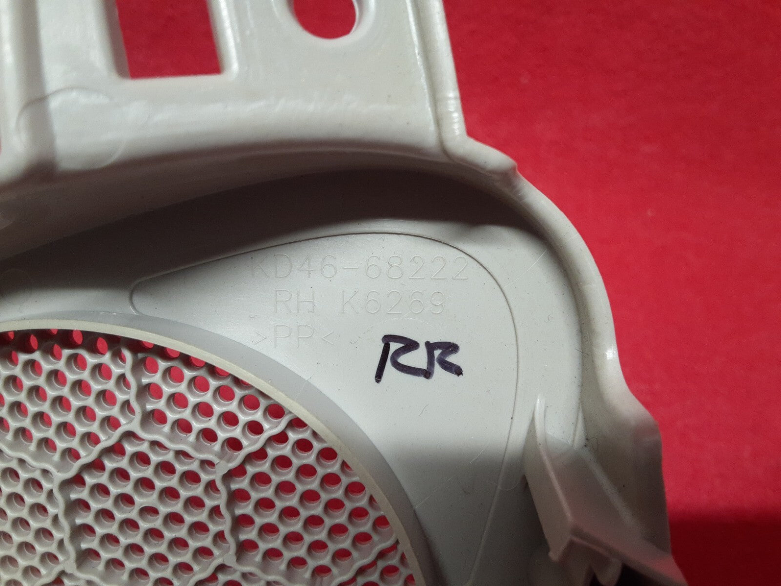 2013 2014 2015 2016 Mazda CX-5 REAR RIGHT PASSENGER Upper Pillar Speaker Cover
