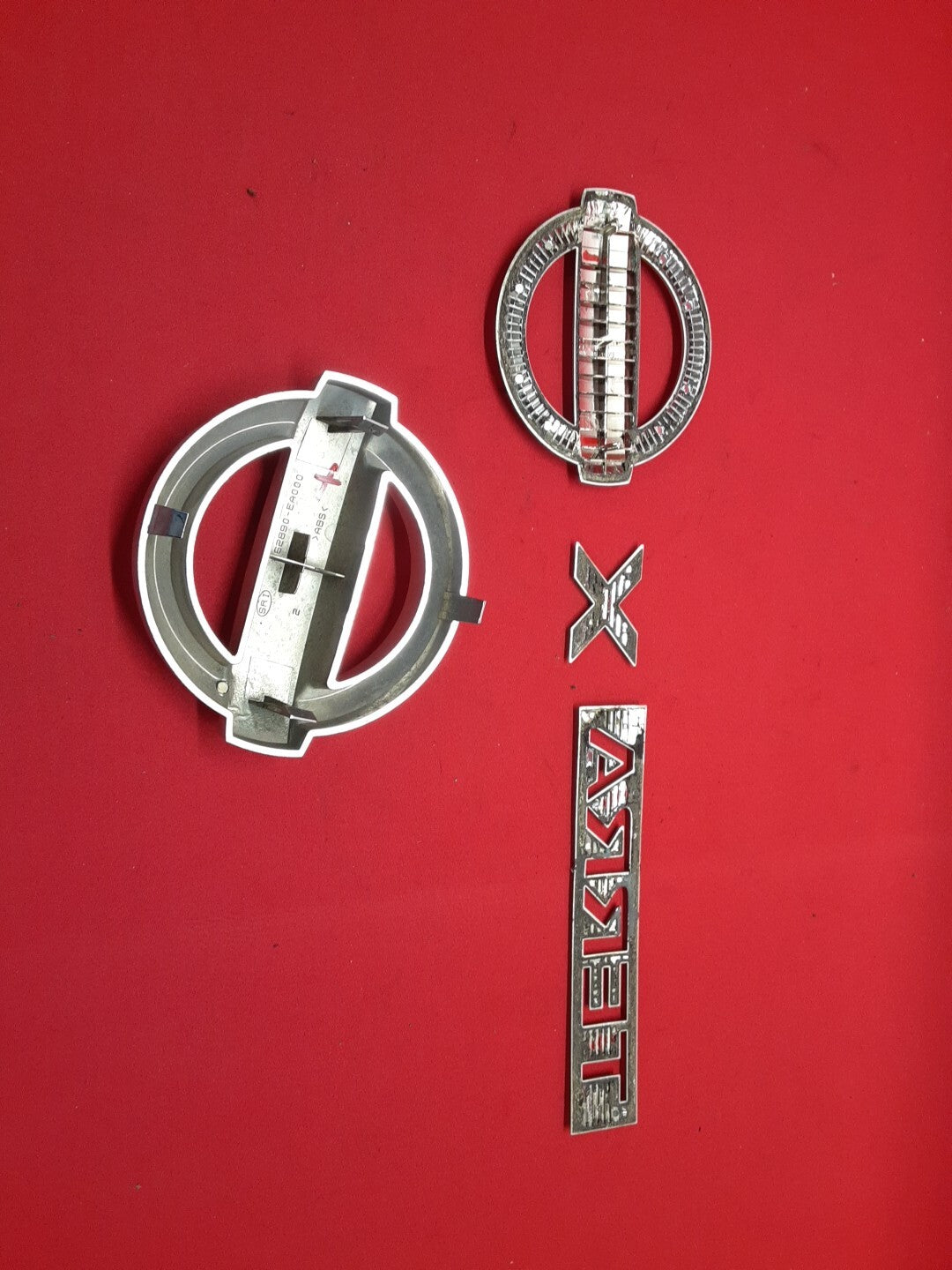 2005-2008 Nissan Xterra Badge Emblem Set Kit Chrome OEM