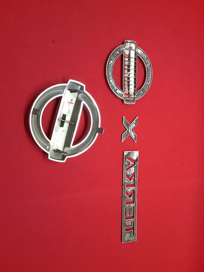 2005-2008 Nissan Xterra Badge Emblem Set Kit Chrome OEM