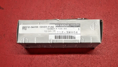 2013-2017 Infiniti Fuse Box Cover 24312-3WV0A