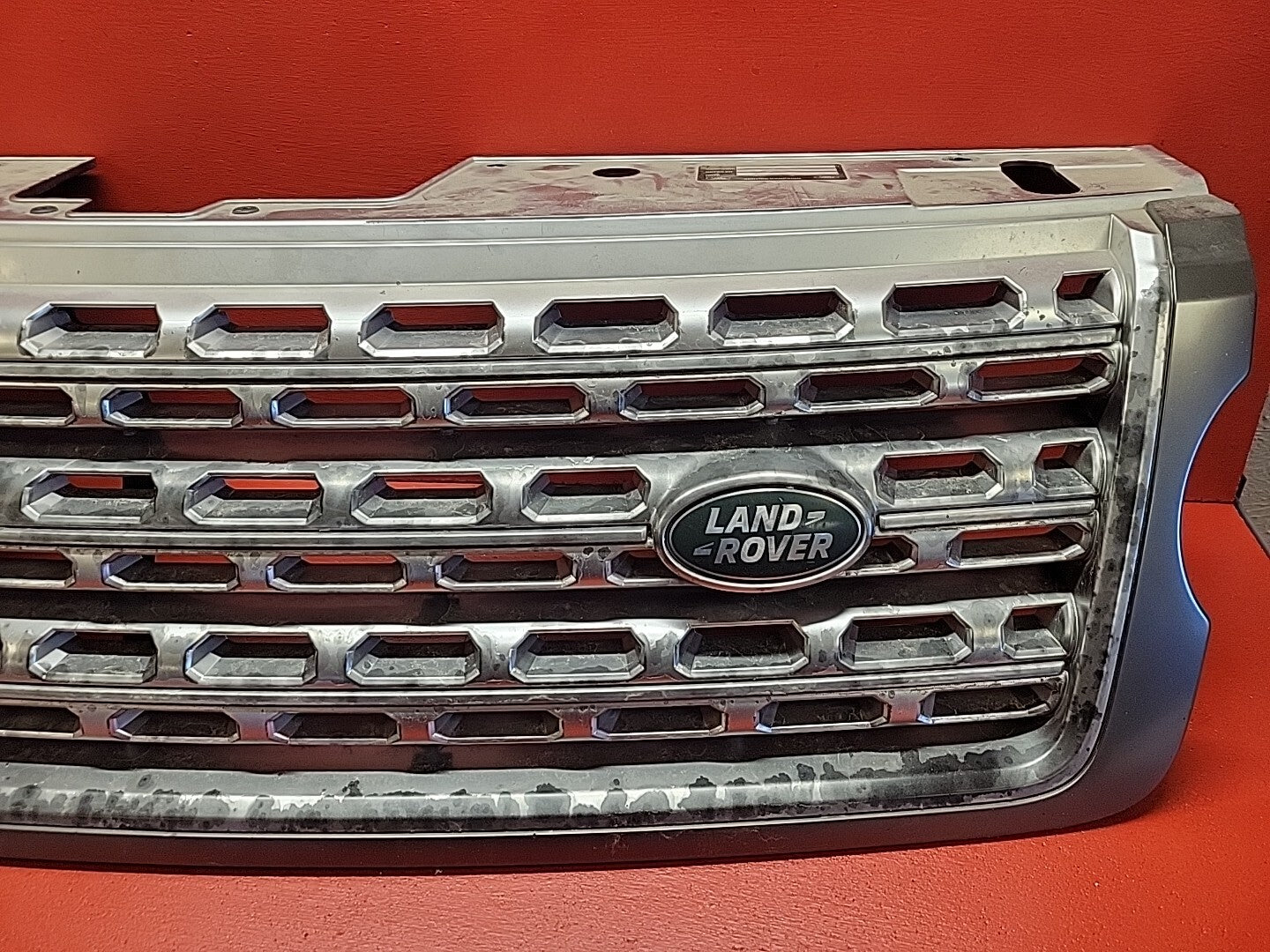 2013-2019 Land Rover Range Rover Front Upper Grille Silver LR077427