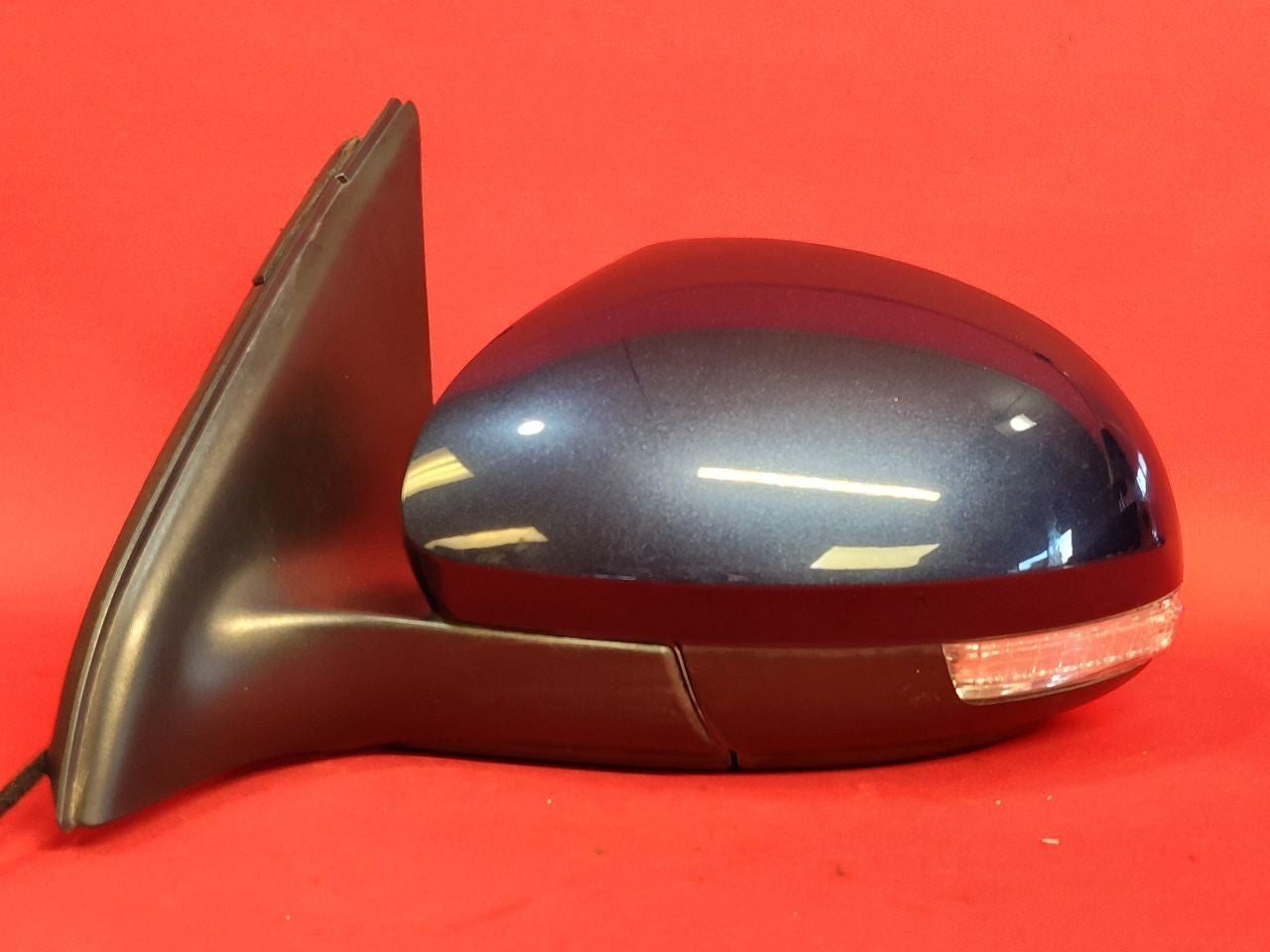 2009-2018 VW Tiguan LEFT DRIVER Door Wing Mirror Heated Z2Z2 Night Blue