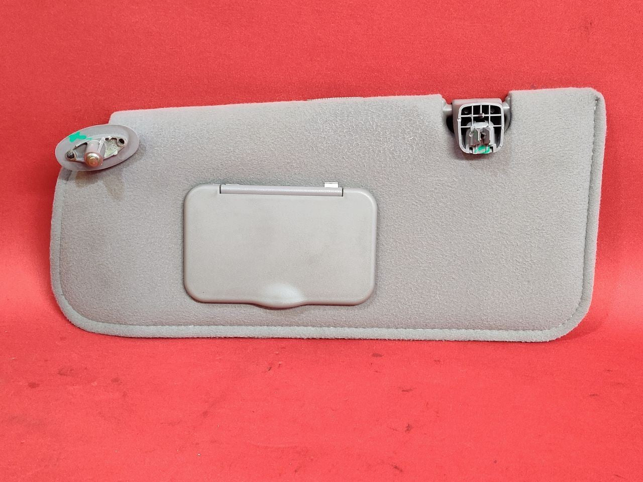 2001-2004 Mazda Tribute FRONT LEFT DRIVER Sun Visor Shade Graphite Grey Cloth