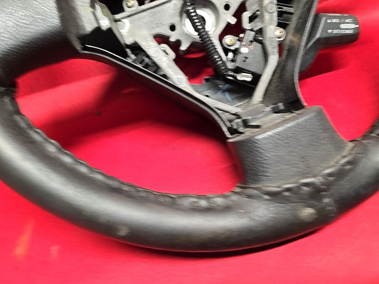 2005 2006 Saab 9-2x Steering Wheel Black Leather w/ Cruise 32010144