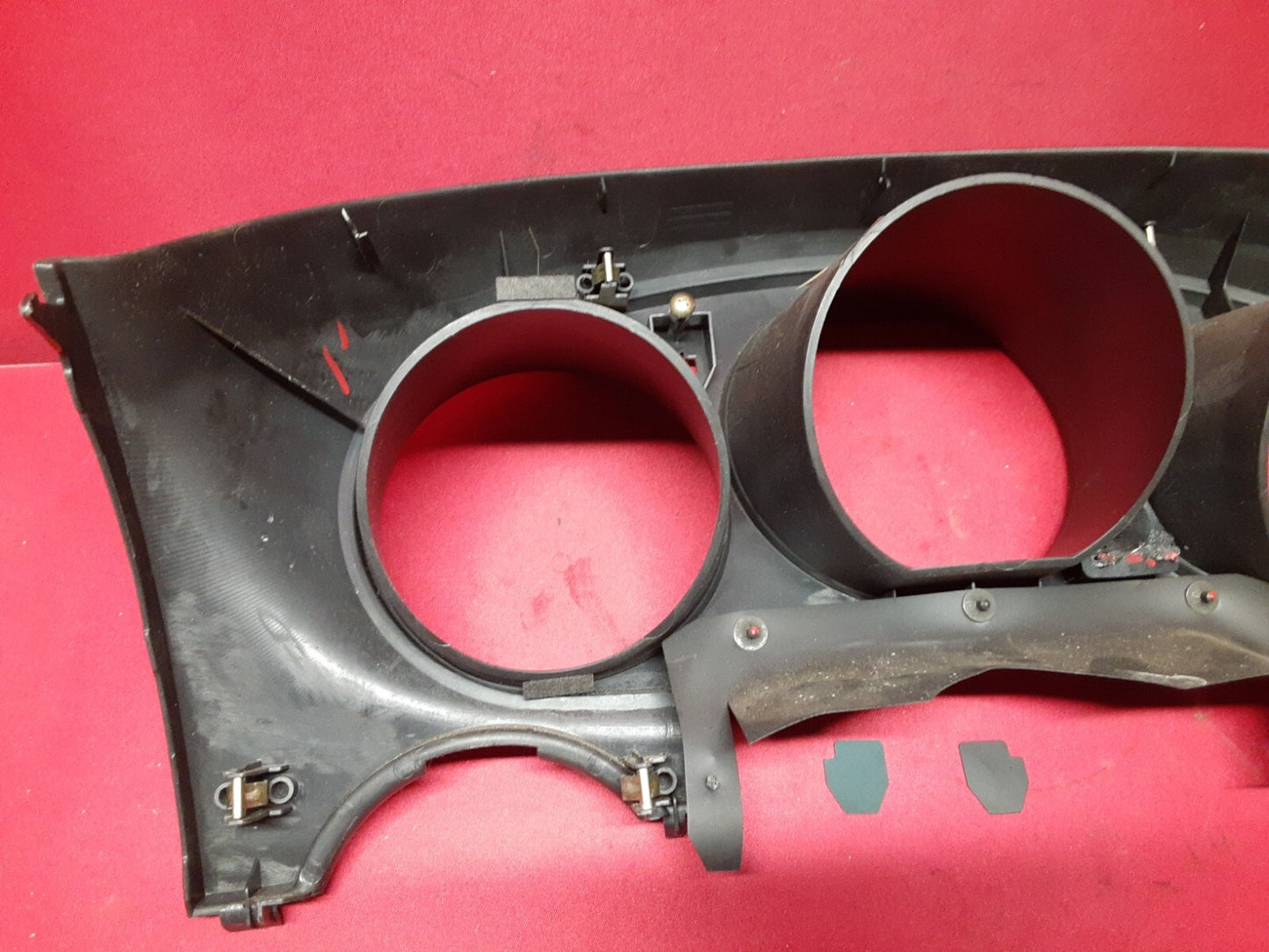 2002 Nissan Altima Speedometer Cluster Dash Trim Bezel RED CARBON 68240-8J001