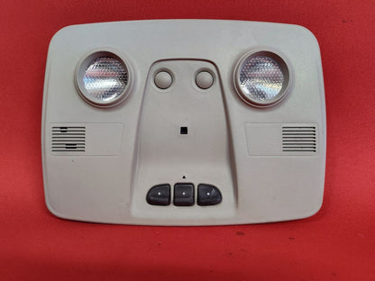2012-2017 Chevy Buick GMC SUV Roof Map Dome Light Console w/ Garage Opener Grey